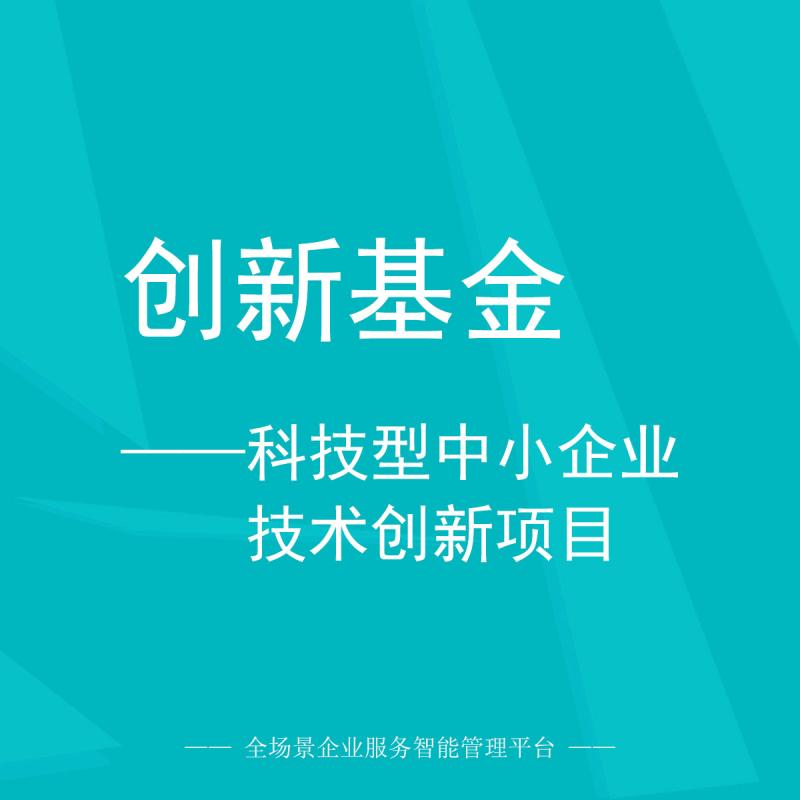 创新基金——科技型中小企业技术创新项目