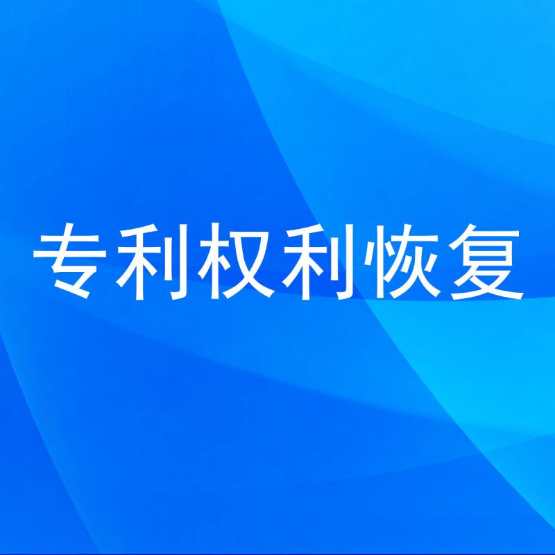 专利权利恢复
