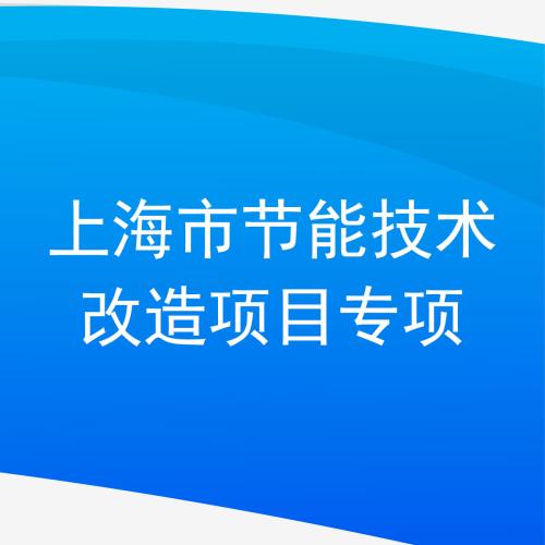 上海市节能技术改造项目专项