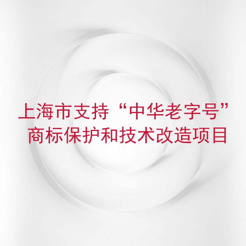 上海市支持“中华老字号”商标保护和技术改造项目